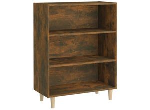 8720286973615 - Bonnevie - SideboardKommode Räuchereiche 695x325x90 cm Holzwerkstoff vidaXL