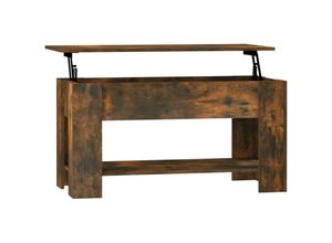 8720286973912 - Bonnevie - Couchtische Kaffeetisch Räuchereiche 101x49x52 cm Holzwerkstoff vidaXL