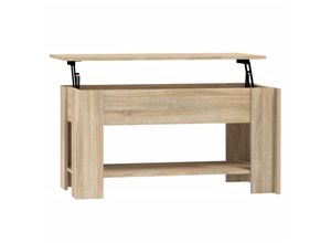 8720286971277 - Bonnevie - Couchtische Kaffeetisch Sonoma-Eiche 101x49x52 cm Holzwerkstoff vidaXL