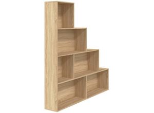 8719883786094 - Bücherregal Raumteiler，Bücherschrank Sonoma-Eiche 155x24x160 cm Holzwerkstoff vidaXL