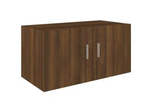 8720286976845 - Bonnevie - Wandschrank Badschrank Braun Eichen-Optik 80x39x40 cm Holzwerkstoff vidaXL