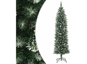 8720287068310 - Vidaxl - Künstlicher WeihnachtsbaumKunstbaum mit Ständer Schlank 210 cm pvc