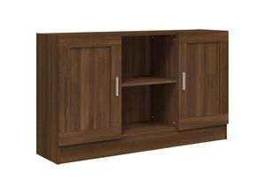 8720286954980 - Bonnevie - SideboardKommode Braun Eichen-Optik 120x305x70 cm Holzwerkstoff vidaXL