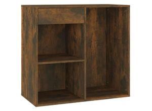 8720287087823 - Bonnevie - Kosmetikschrank Räuchereiche 80x40x75 cm Holzwerkstoff vidaXL252709