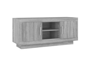 8720286968505 - Bonnevie - TV-SchrankTV-Möbel Grau Sonoma 102x35x45 cm Holzwerkstoff vidaXL