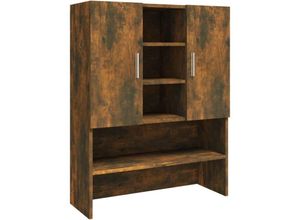 8720286956250 - Bonnevie - Waschmaschinenschrank Räuchereiche 705x255x90 cm vidaXL165377