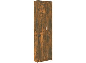 8720286952795 - Bonnevie - Garderobenschrank Räuchereiche 55x25x189 cm Holzwerkstoff vidaXL437046