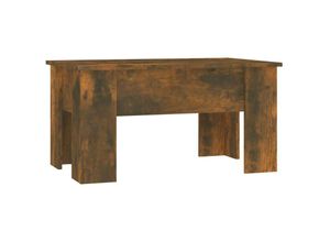 8720286974001 - Bonnevie - Couchtische Kaffeetisch Räuchereiche 79x49x41 cm Holzwerkstoff vidaXL