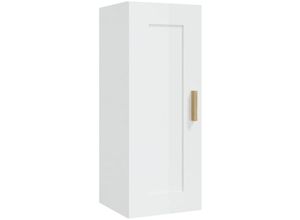 8720287081517 - Bonnevie - Wandschrank Badschrank Hochglanz-Weiß 35x34x90 cm Holzwerkstoff vidaXL