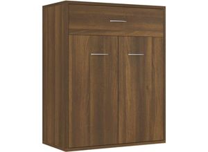 8720286975916 - Sideboard，Kommode Braun Eichen-Optik 60x30x75 cm Holzwerkstoff vidaXL