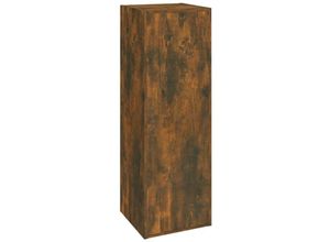 8720286955413 - Bonnevie - TV-SchrankTV-Möbel Räuchereiche 305x30x90 cm Holzwerkstoff vidaXL