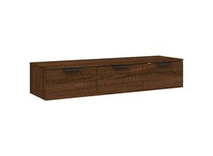 8720287084600 - Bonnevie - Wandschrank Badschrank Braun Eichen-Optik 102x30x20 cm Holzwerkstoff vidaXL