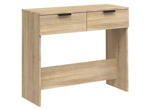 8720287079248 - Bonnevie - KonsolentischFlurtisch Sonoma-Eiche 90x36x75 cm Holzwerkstoff vidaXL