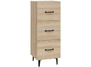 8720287080848 - Bonnevie - SideboardKommode Sonoma-Eiche 345x34x90 cm Holzwerkstoff vidaXL