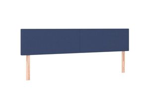 8720287146742 - Bonnevie - Kopfteile 2 Stk Blau 90x5x78 88 cm Stoff vidaXL90712