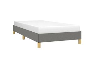 8720287168287 - Vidaxl - BettgestellSchlafzimmerbett Dunkelgrau 90x190 cm Stoff