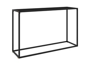 8720286057445 - Bonnevie - KonsolentischFlurtisch Schwarz 120x35x75 cm Hartglas vidaXL