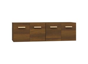 8720287120957 - Bonnevie - Wandschränke 2 Stk Wandhängeschrank Braun Eichen-Optik 60x365x35cm Holzwerkstoff vidaXL