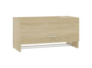 8720286609453 - Bonnevie - KleiderschrankAufbewahrungsschrank Sonoma-Eiche 70x325x35 cm Holzwerkstoff vidaXL