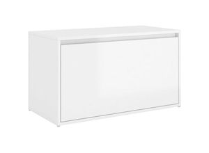 8720286642696 - Bonnevie - Flurbank 80x40x45 cm Hochglanz-Weiß Holzwerkstoff vidaXL501818