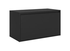 8720286642641 - Bonnevie - Flurbank 80x40x45 cm Schwarz Holzwerkstoff vidaXL297382