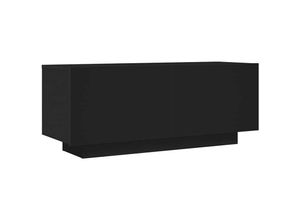 8720286218471 - Bonnevie - TV-SchrankTV-Möbel Schwarz 100x35x40 cm Holzwerkstoff vidaXL