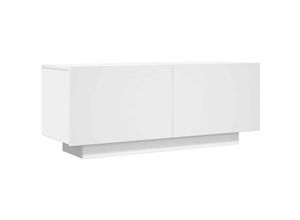 8720286218464 - Bonnevie - TV-SchrankTV-Möbel Weiß 100x35x40 cm Holzwerkstoff vidaXL