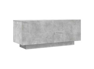 8720286218501 - Bonnevie - TV-SchrankTV-Möbel Betongrau 100x35x40 cm Holzwerkstoff vidaXL