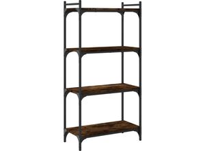 8721012194366 - Bonnevie - Bücherregal 4 Böden Räuchereiche 60x30x120 cm Holzwerkstoff vidaXL100917