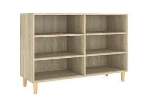 8720286358436 - SideboardKommode Sonoma-Eiche 1035x35x70 cm Holzwerkstoff Vidaxl