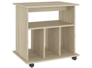 8720286610176 - Bonnevie - Rollschrank Sonoma-Eiche 60x45x60 cm Holzwerkstoff vidaXL282295