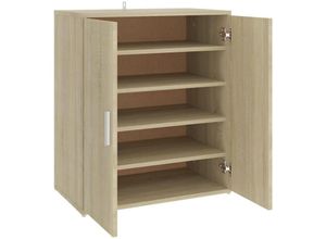 8720286646014 - Les Tendances - Schuhschrank Sonoma-Eiche 60x35x70 cm Holzwerkstoff vidaXL - Braun