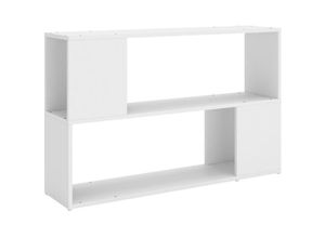 8720286651261 - Bonnevie - BücherregalStandregal Weiß 100x24x63 cm Holzwerkstoff vidaXL