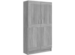 8720287124092 - Bonnevie - BücherschrankStandregal Grau Sonoma 825x305x150 cm Holzwerkstoff vidaXL