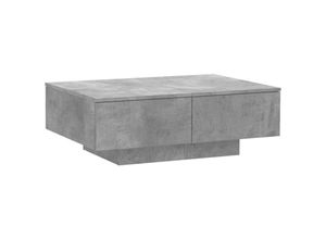 8720286587188 - Bonnevie - Couchtische Kaffeetisch Betongrau 90x60x31 cm Holzwerkstoff vidaXL