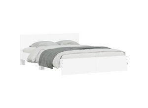 8721012247000 - Bonnevie - Bettgestell mit Kopfteil Weiß 140x200 cm vidaXL374952 8721012247000 - Bonnevie - Bettgestell mit Kopfteil Weiß 140x200 cm vidaXL374952