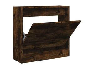 8721012381223 - Bonnevie - Schuhschrank Räuchereiche 60x21x57 cm Holzwerkstoff vidaXL848041