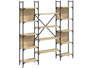 8721012339101 - Vidaxl - Bücherregal Sonoma-Eiche 1555x24x1665 cm Holzwerkstoff Braun 8721012339101 - Vidaxl - Bücherregal Sonoma-Eiche 1555x24x1665 cm Holzwerkstoff Braun
