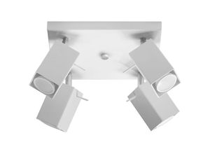 5902622425979 - Beleuchtung Merida 4 Plafond Lamp de minimalistische Deckenleuchte für Innenräume Halterung de beweglicher Lampenschirm Glühbirne GU10 4 x 40 w 4 x