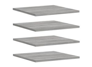 8721012209237 - Wandregale 4 Stk Grau Sonoma 40x50x15 cm Holzwerkstoff vidaXL - Grau