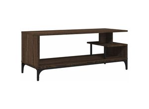 8721012377110 - Bonnevie - TV-Schrank Braun Eichen-Optik 102x40x41 cm Holzwerkstoff Stahl vidaXL230042 8721012377110 - Bonnevie - TV-Schrank Braun Eichen-Optik 102x40x41 cm Holzwerkstoff Stahl vidaXL230042
