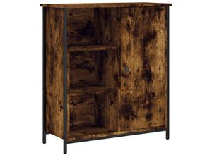 8721012126572 - Bonnevie - SideboardKommode Räuchereiche 70x30x80 cm Holzwerkstoff vidaXL