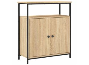 8721012126916 - Bonnevie - SideboardKommode Sonoma-Eiche 70x30x80 cm Holzwerkstoff vidaXL