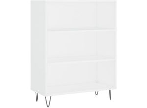 8720845866396 - Bonnevie - BücherregalStandregal Weiß 695x325x90 cm Holzwerkstoff vidaXL