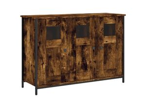 8721012126824 - Bonnevie - SideboardKommode Räuchereiche 100x35x70 cm Holzwerkstoff vidaXL