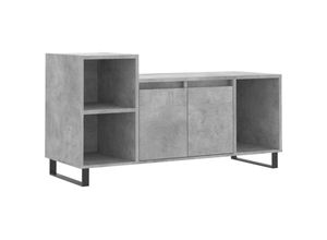 8721012113671 - TV-Schrank，TV-Möbel Betongrau 100x35x55 cm Holzwerkstoff vidaXL