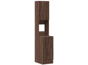 8721012496668 - Vidaxl - Küchenschrank Braun Eichen-Optik 35x50x180 cm Holzwerkstoff 521595