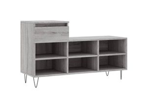 8721012114098 - Bonnevie - SchuhregalSchuhschränke Grau Sonoma 102x36x60 cm Holzwerkstoff vidaXL 8721012114098 - Bonnevie - SchuhregalSchuhschränke Grau Sonoma 102x36x60 cm Holzwerkstoff vidaXL