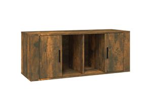 8720287222095 - Bonnevie - TV-SchrankTV-Möbel Räuchereiche 100x35x40 cm Holzwerkstoff vidaXL 8720287222095 - Bonnevie - TV-SchrankTV-Möbel Räuchereiche 100x35x40 cm Holzwerkstoff vidaXL