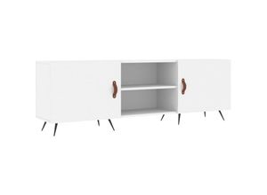 8720845426736 - Bonnevie - TV-SchrankTV-Möbel Weiß 150x30x50 cm Holzwerkstoff vidaXL